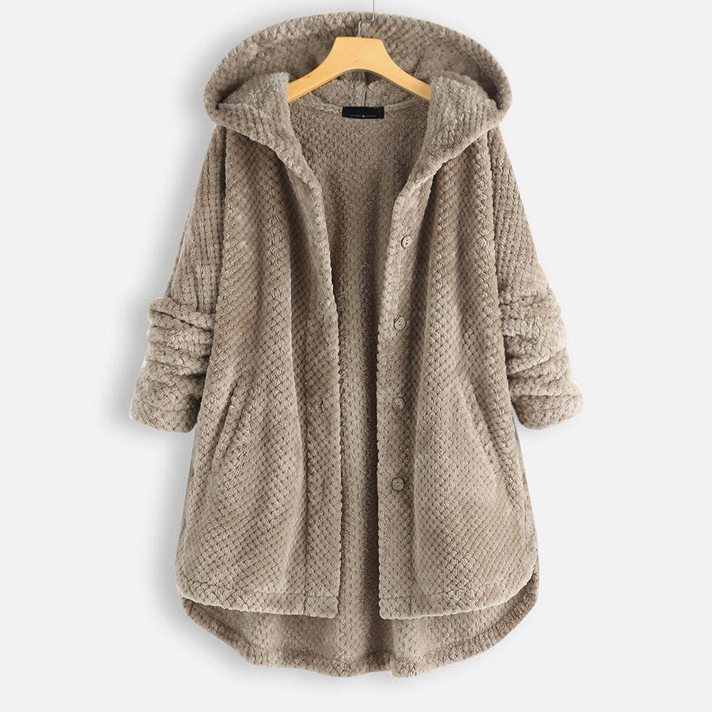 DELANEY - CHAQUETA OVERSIZED CON CAPUCHA