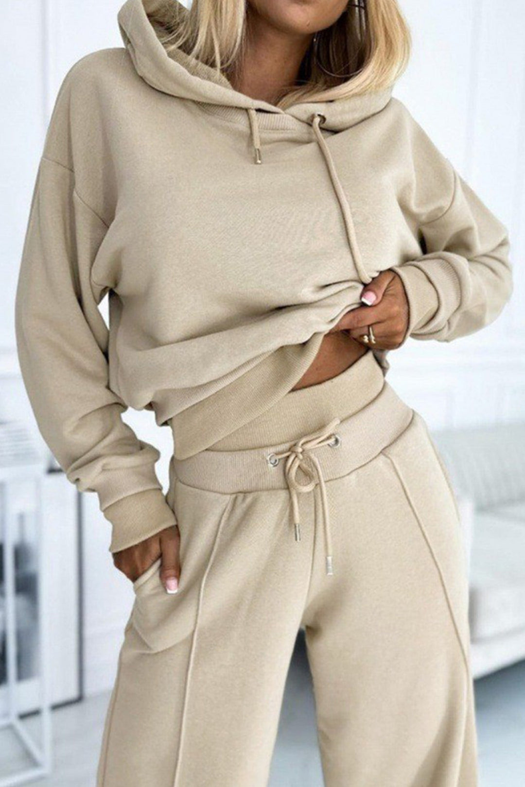 Mia™ - Conjunto Monocromático Suave, Cómodo y Cálido