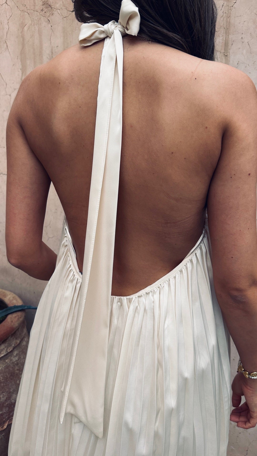 LORIN - VESTIDO HALTER BESADO POR EL SOL
