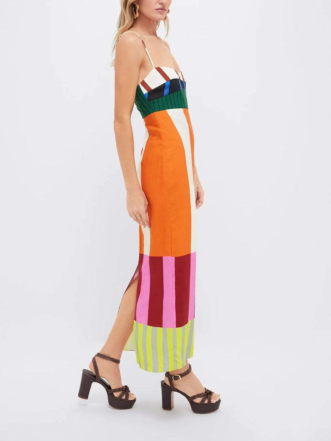JULIETA - VESTIDO MAXI BOHO DE CAPAS SIENNA BLOOM