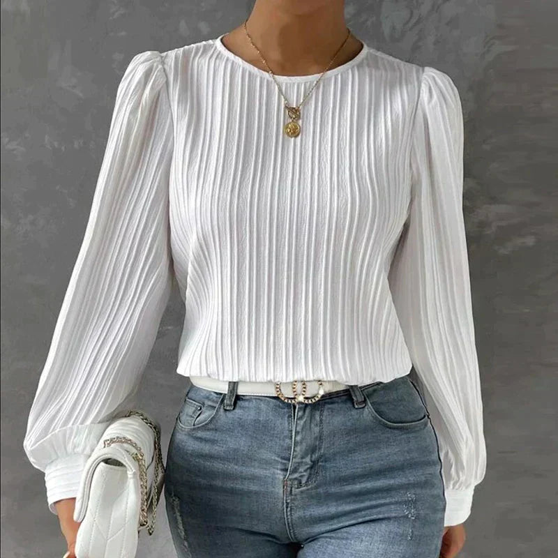 MALEEVA - BLUSA ELEGANTE DE SEDA