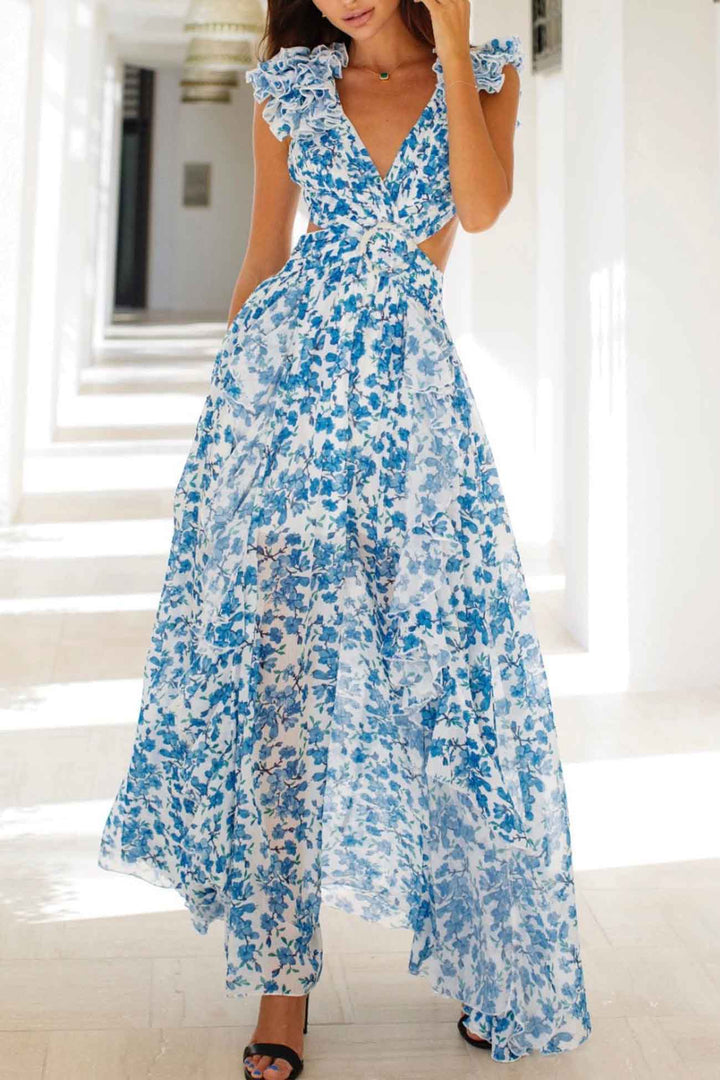 AMMALIE - VESTIDO MAXI DE ELEGANCIA CHIC PARA EL VERANO