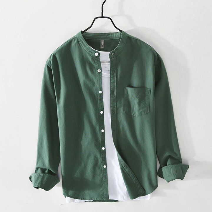 WINSTON - CAMISA DE MANGA LARGA CON CUELLO CHINO