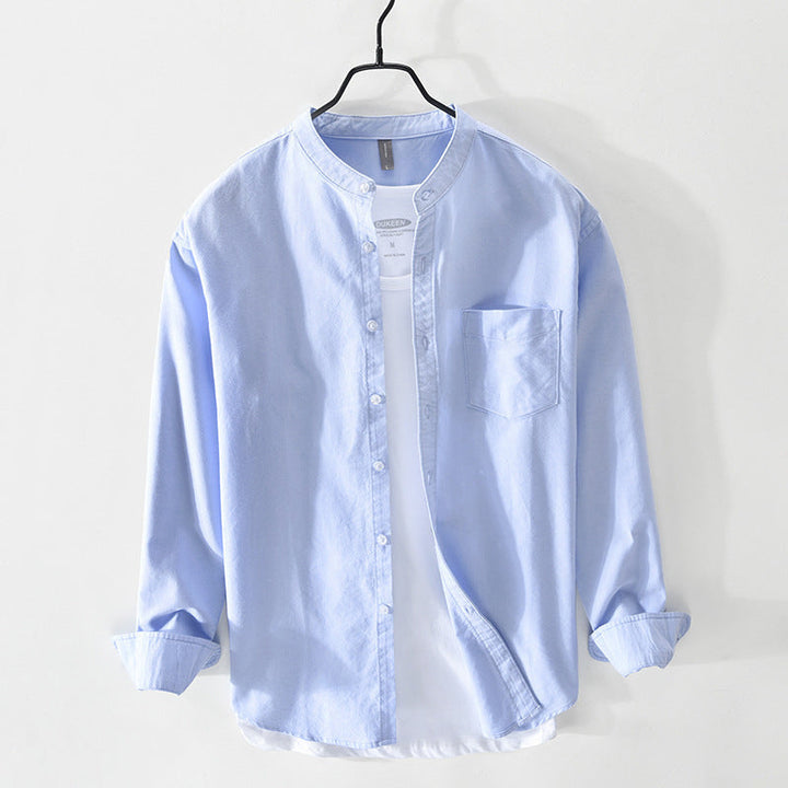 WINSTON - CAMISA DE MANGA LARGA CON CUELLO CHINO