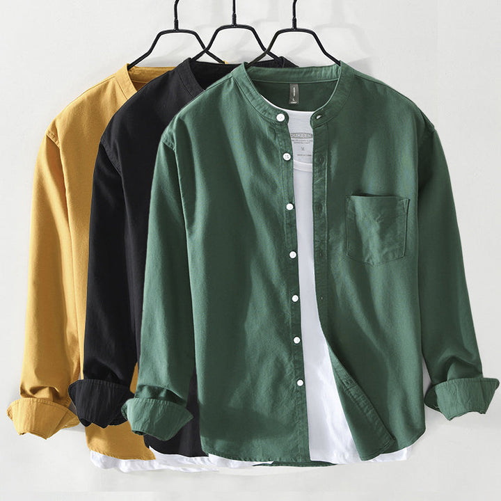 WINSTON - CAMISA DE MANGA LARGA CON CUELLO CHINO