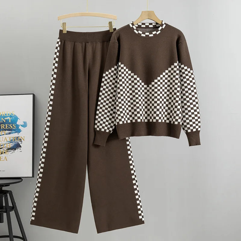Avery™ - Conjunto de Pijama de Suéter de Punto