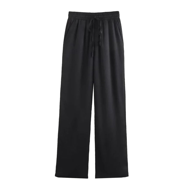 JOAN - PANTALONES RECTOS CON EFECTO ARRUGADO CHIC