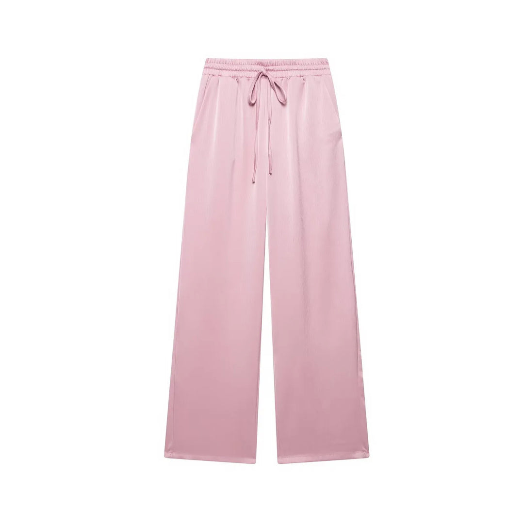 JOAN - PANTALONES RECTOS CON EFECTO ARRUGADO CHIC