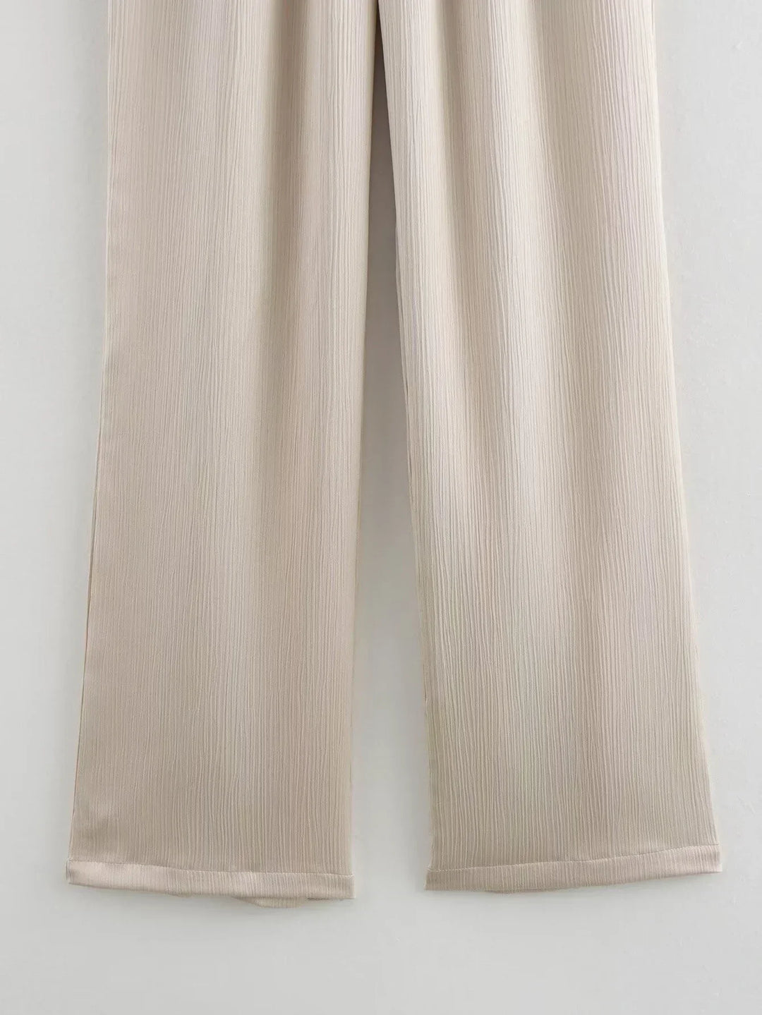 JOAN - PANTALONES RECTOS CON EFECTO ARRUGADO CHIC