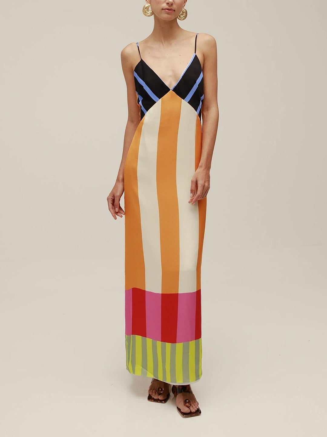 JULIETA - VESTIDO MAXI BOHO DE CAPAS SIENNA BLOOM