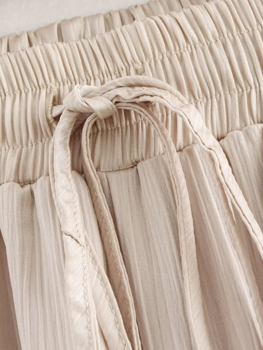 JOAN - PANTALONES RECTOS CON EFECTO ARRUGADO CHIC