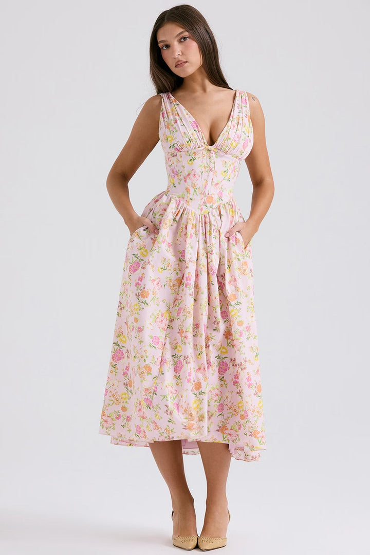 Aeliana - Vestido de Verano Elegante y Favorecedor
