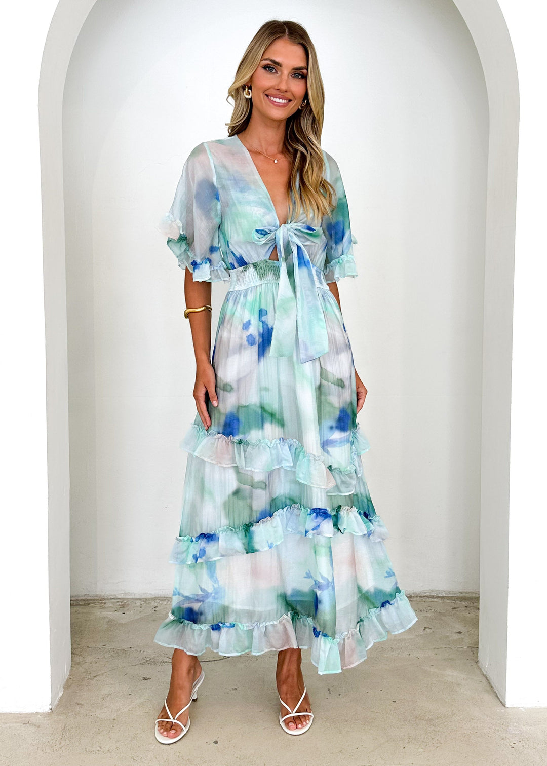 HALLEY - VESTIDO HORIZON HAZE MENTA