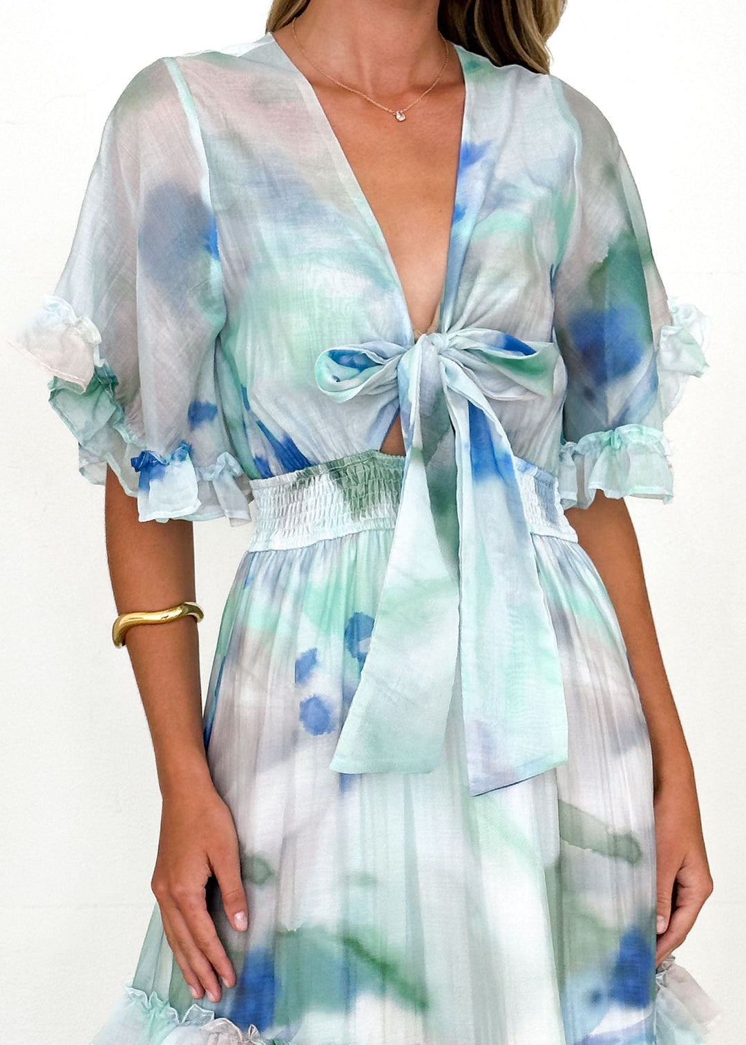 HALLEY - VESTIDO HORIZON HAZE MENTA