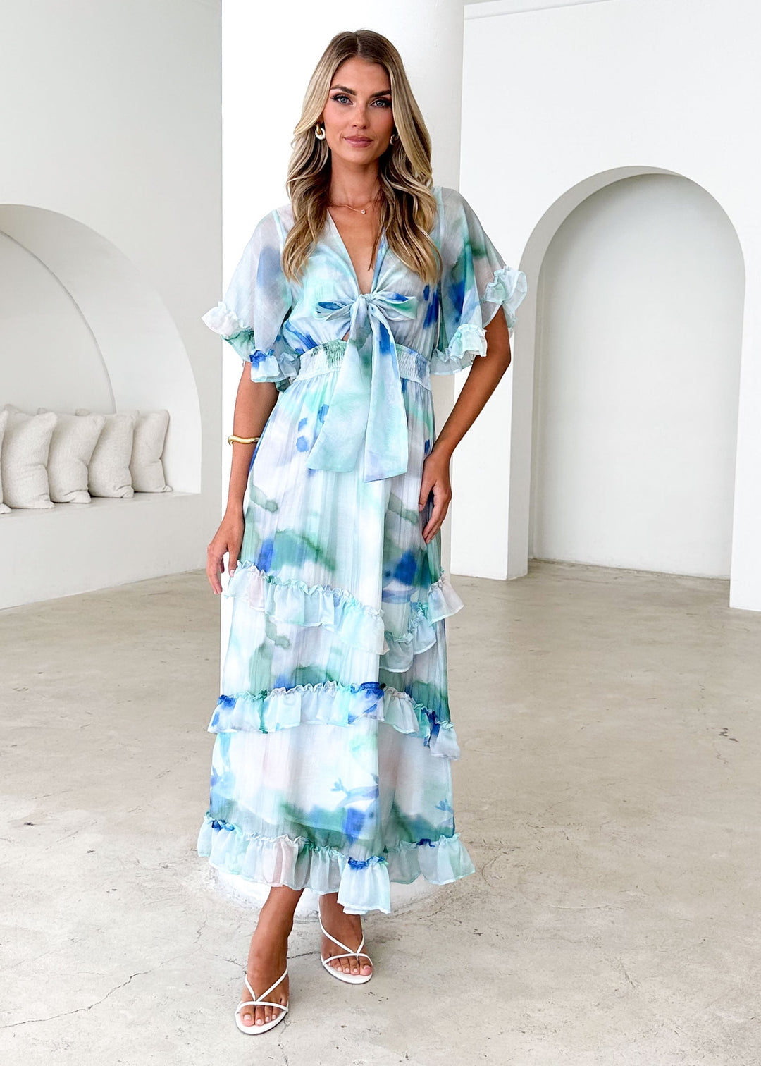 HALLEY - VESTIDO HORIZON HAZE MENTA