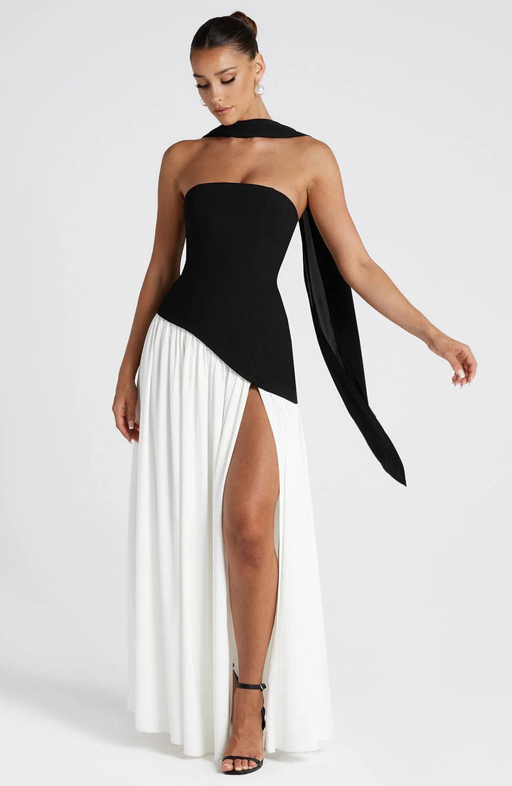 VESTIDO ELEGANCIA AL ATARDECER HORA DORADA