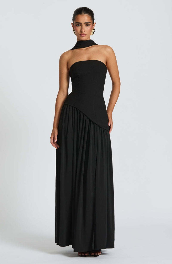VESTIDO ELEGANCIA AL ATARDECER HORA DORADA