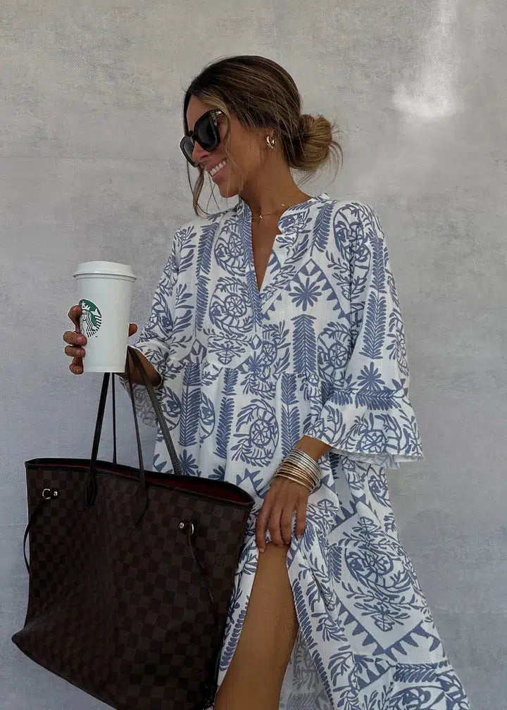 ROCELA - VESTIDO CON ESTAMPADO LLAMATIVO