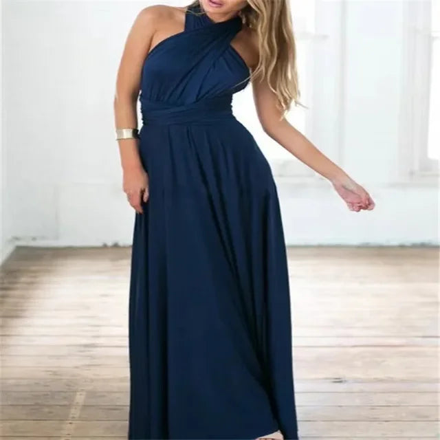 DELAILAH - VESTIDO CON TIRANTES TRANSFORMABLE