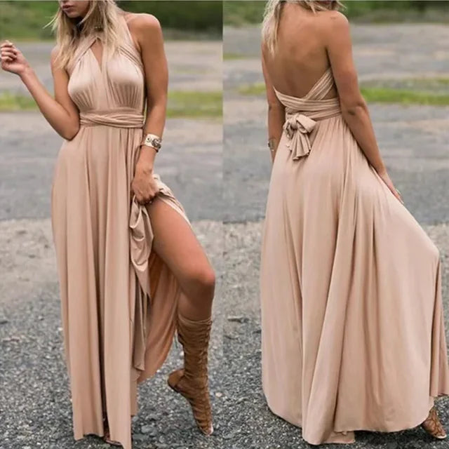 DELAILAH - VESTIDO CON TIRANTES TRANSFORMABLE