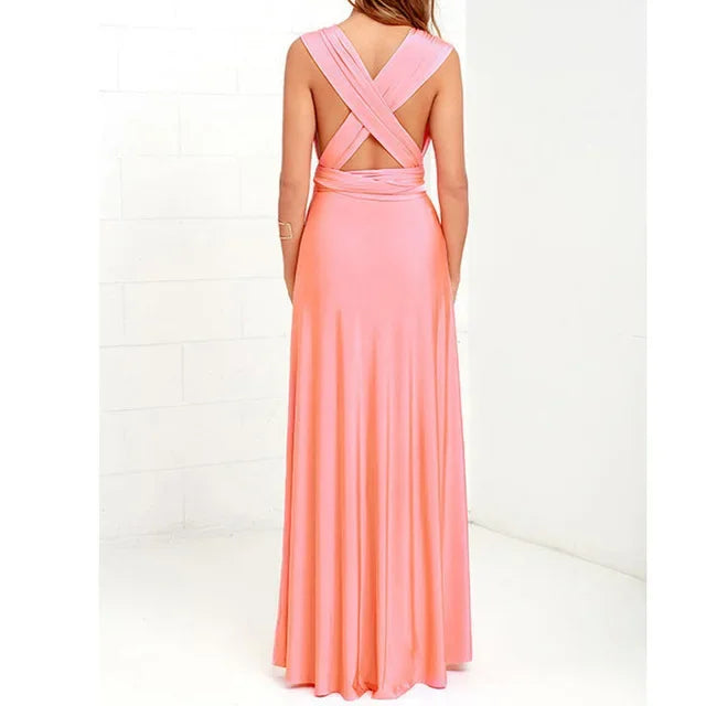 DELAILAH - VESTIDO CON TIRANTES TRANSFORMABLE