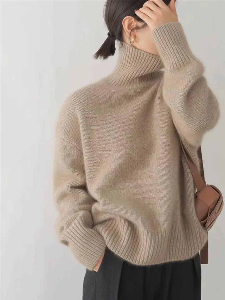 LENA - Suéter de Cuello Alto Premium