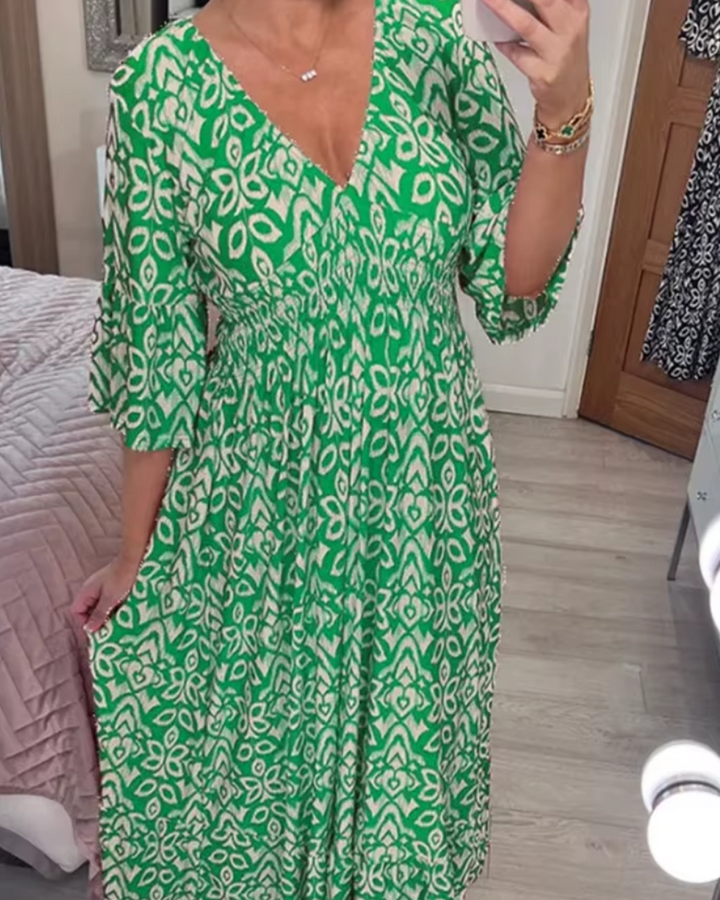 ZOYLA - VESTIDO MAXI BOHO CHIC