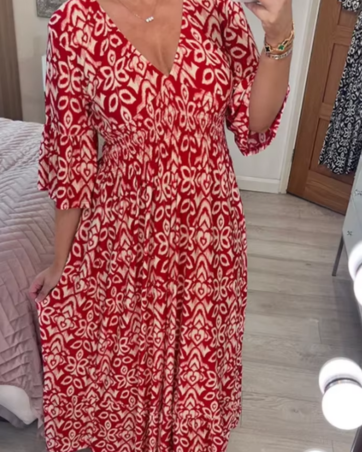ZOYLA - VESTIDO MAXI BOHO CHIC