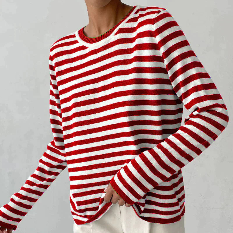 VALENTINA - CAMISA DE RAYAS MODERNA