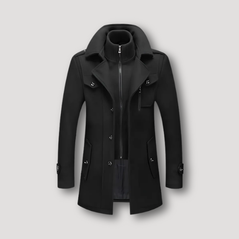LEIGHTON - TRENCH DE INVIERNO DE DOS PIEZAS ESTILO MILITAR