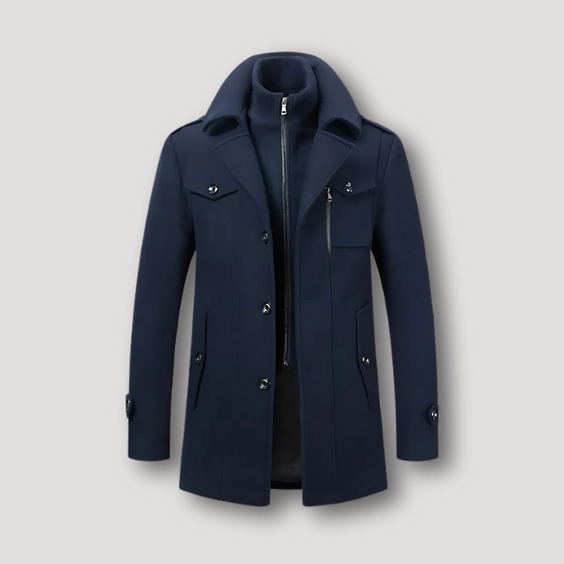 LEIGHTON - TRENCH DE INVIERNO DE DOS PIEZAS ESTILO MILITAR