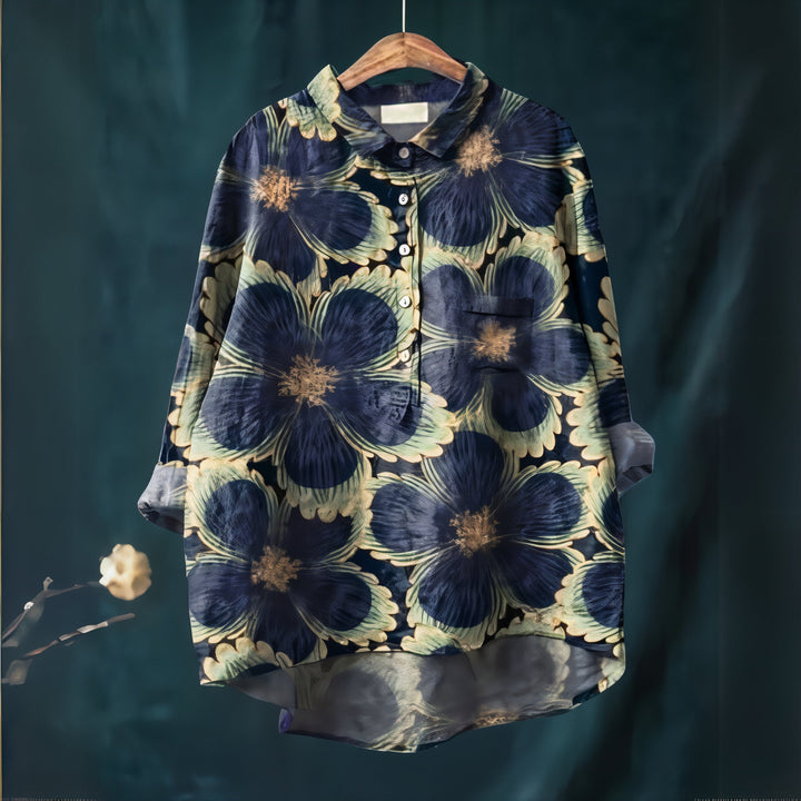 Fiona | Blusa con Estampado Floral Romántico