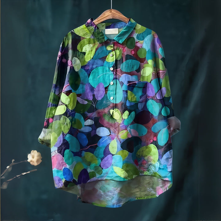 Fiona | Blusa con Estampado Floral Romántico