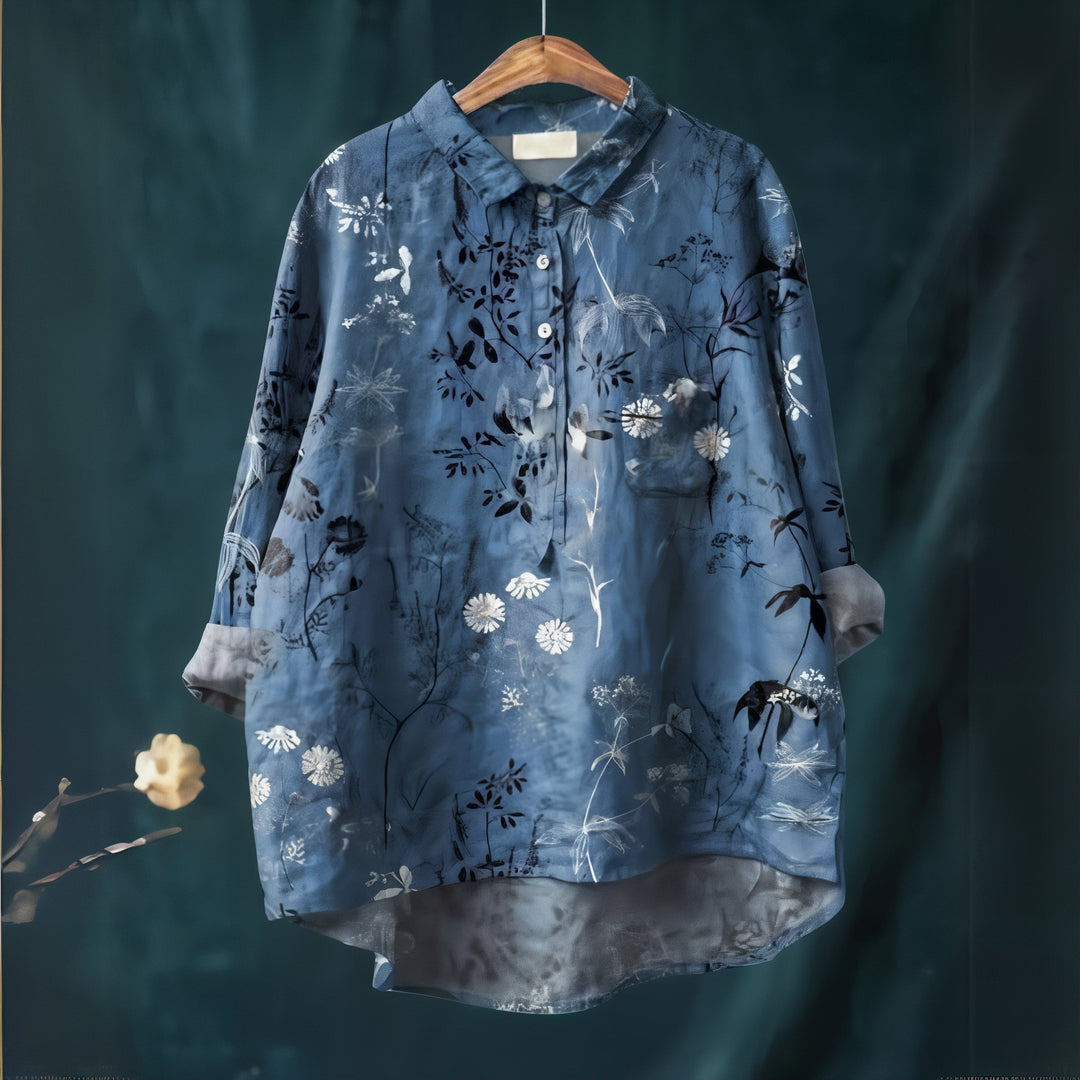 Fiona | Blusa con Estampado Floral Romántico
