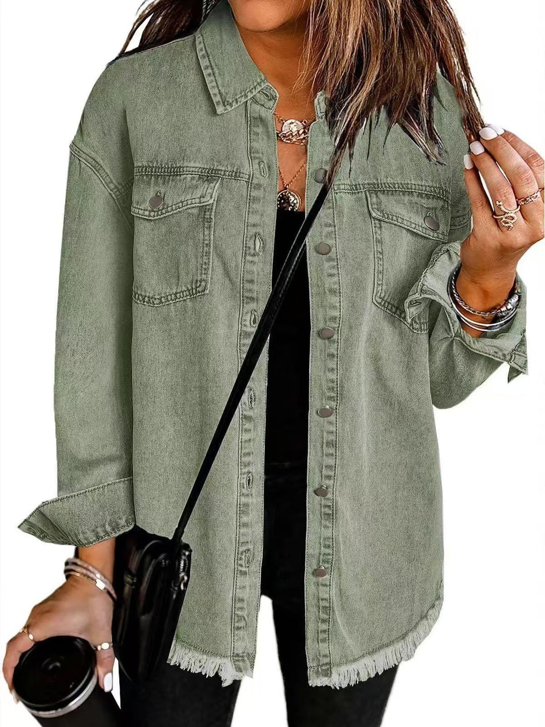 ROZ - CHAQUETA DE MEZCLILLA ESENCIAL DIARIA