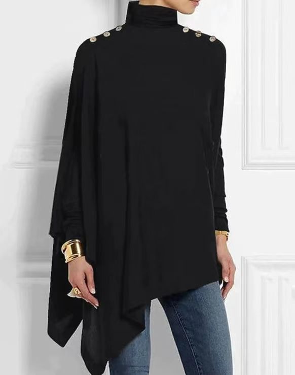 ELAINE - SUÉTER ELEGANTE OVERSIZED CON CUELLO REDONDO