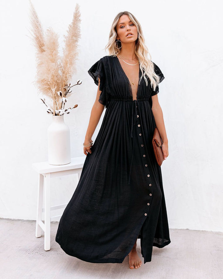 Coleen - Vestido Maxi Aireado