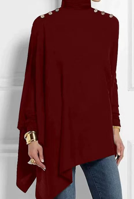 ELAINE - SUÉTER ELEGANTE OVERSIZED CON CUELLO REDONDO