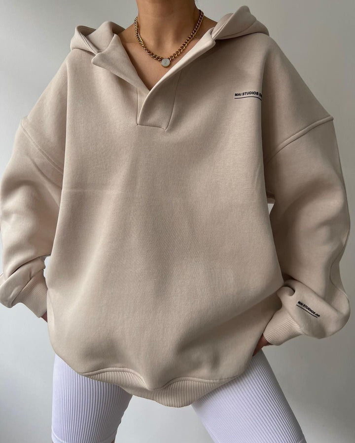 CYNTHIA - SUDADERAS OVERSIZE CÁLIDAS CON CAPUCHA