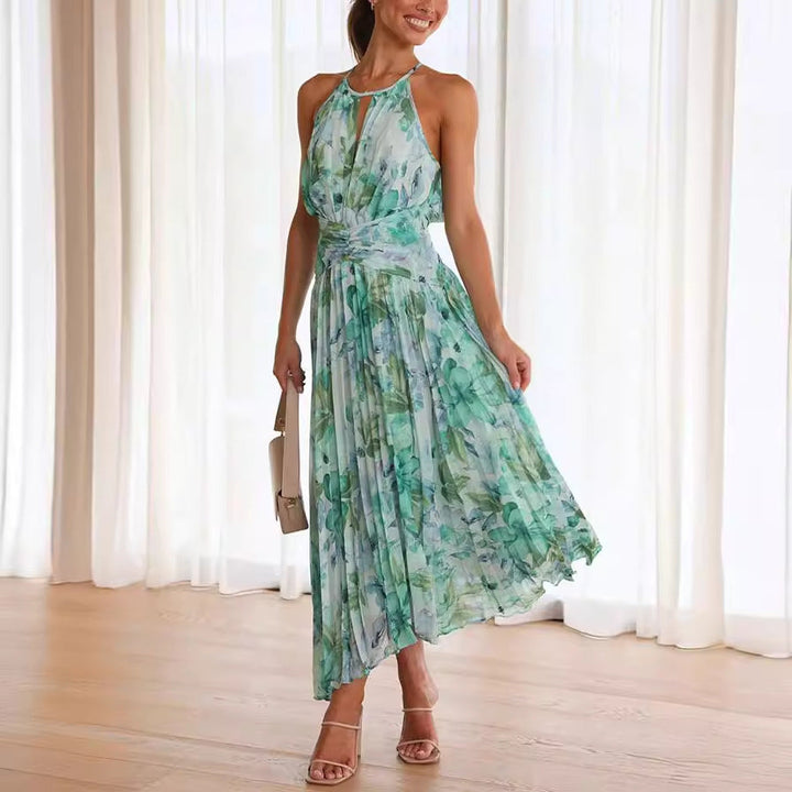CRISELL - VESTIDO LARGO ELEGANTE