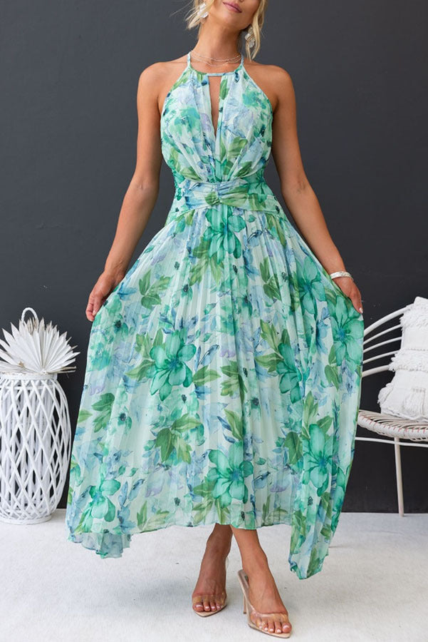 CRISELL - VESTIDO LARGO ELEGANTE