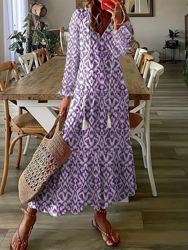 Flora - Vestido Maxi Inspirado en Boho
