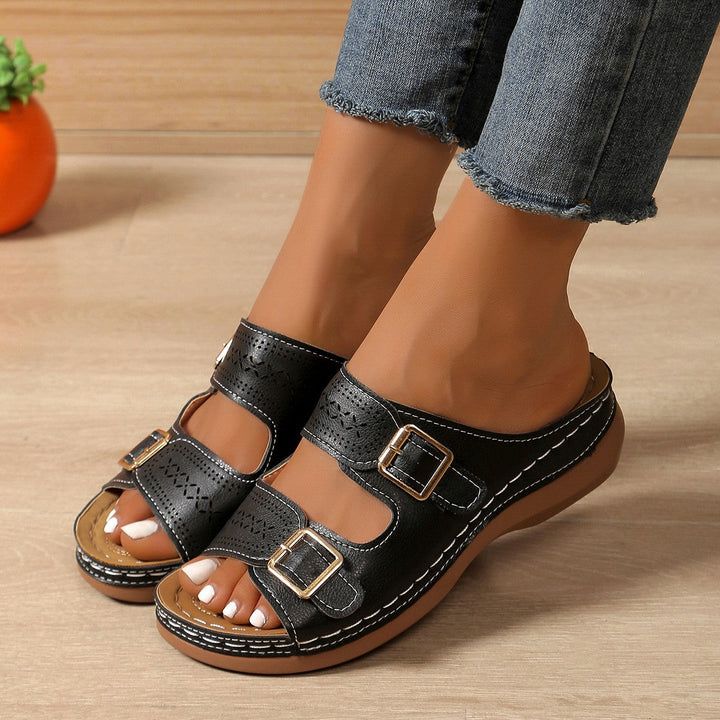ERICA – SANDALIAS CUÑA DE CONFORT DIARIO