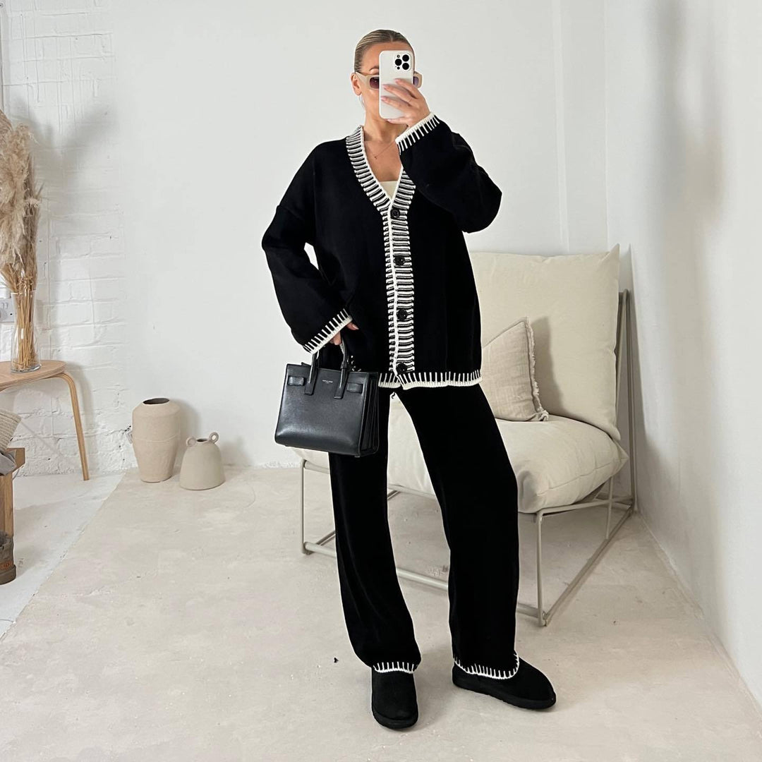 LOURIE - CONJUNTO COORDINADO DE TELA CHIC