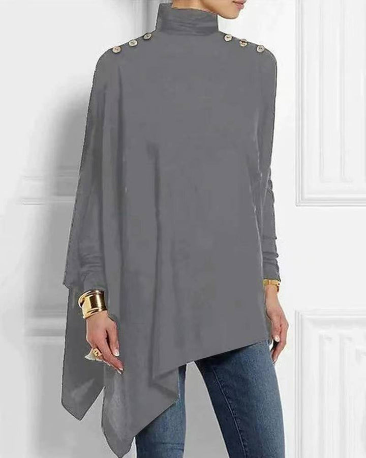 ELAINE - SUÉTER ELEGANTE OVERSIZED CON CUELLO REDONDO