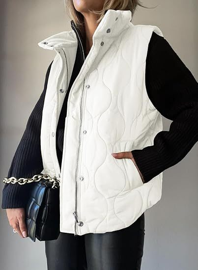 PAMU - CHALECO ACOLCHADO CON CUELLO CHIC CITY