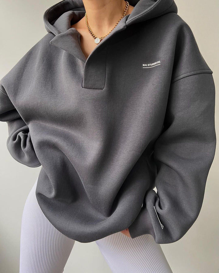 CYNTHIA - SUDADERAS OVERSIZE CÁLIDAS CON CAPUCHA