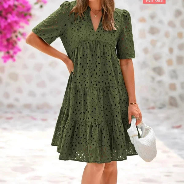HELFER - VESTIDO MINI CHIC CON ESPALDA ABIERTA