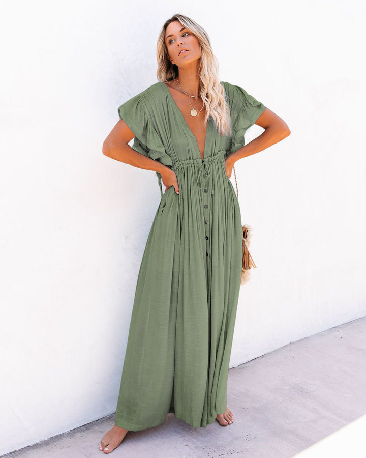 Coleen - Vestido Maxi Aireado