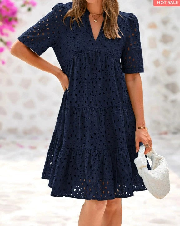 HELFER - VESTIDO MINI CHIC CON ESPALDA ABIERTA